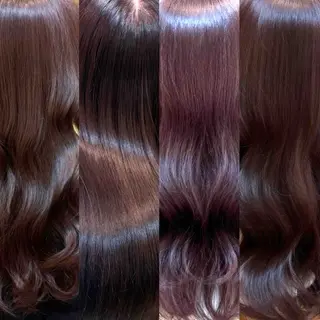 ロング カラー 👑髪質改善wカラー /ハイトーン/アユカのヘアスタイル