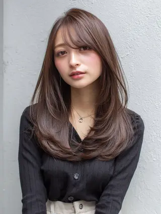 セミロング カラー パーマ ヘアアレンジ メンズ 新宿駅近♡友達とOK 🦋W -ワット -のヘアスタイル