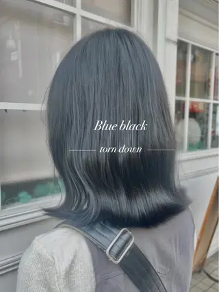 ミディアム カラー ayane 🩵のヘアスタイル