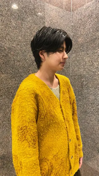 パーマ メンズ 髪質改善/レイヤー カット/イソヤトモのヘアスタイル