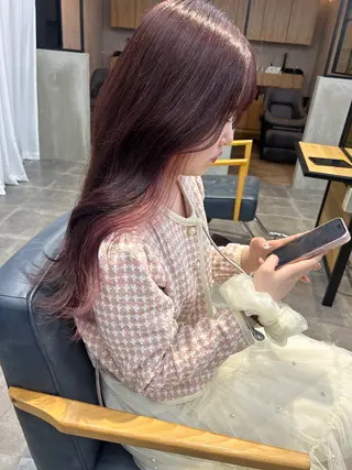 ロング カラー newi梅田🫧韓国 ヘア🫧sakiのヘアスタイル