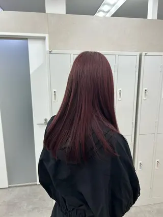 ロング カラー サトウ マアヤのヘアスタイル