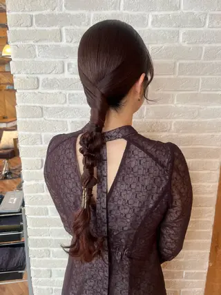 ロング ヘアアレンジ Topstylist YUKIのヘアスタイル
