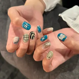 ネイル 春日井Dahlia Beauty中川のネイルデザイン