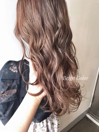 ロング ✨透明感ケアカラー✨ 長野ゆきなのヘアスタイル