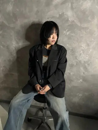 ショート nameless髪質 改善ブリーチ心斎橋のヘアスタイル