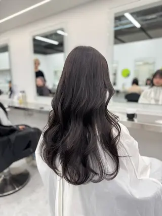 セミロング カラー 韓国トレンドカット カラー🤍しゅうじのヘアスタイル