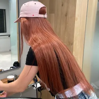 ロング 盛れる透明感カラー・ momokaのヘアスタイル