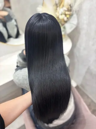 ロング 💘Kurea💘 艶髪/韓国/暗髪のヘアスタイル