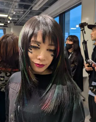 ミディアム 早坂 繁喜のヘアスタイル