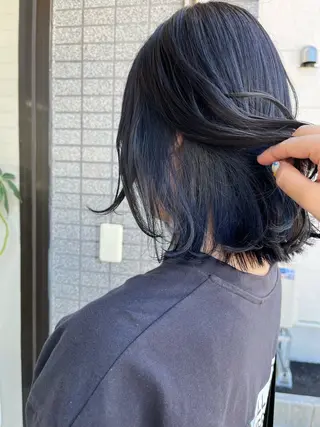 ミディアム 立野 希沙のヘアスタイル