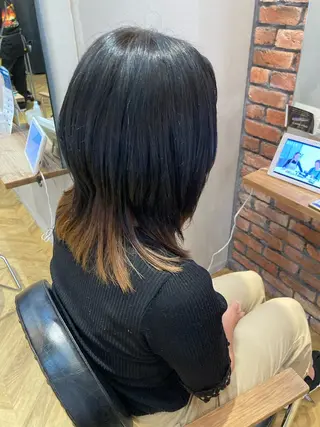 セミロング ☆松尾 賀陽子☆のヘアスタイル