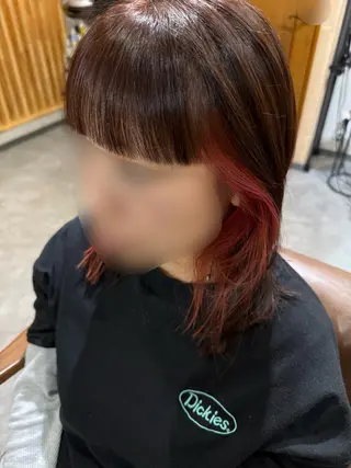 ミディアム カラー Bish Yanaのヘアスタイル