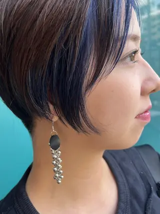 ミディアム カラー 久木原 ゆりのヘアスタイル