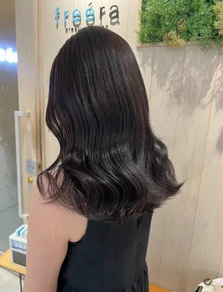 ミディアム 田中 蓮華のヘアスタイル