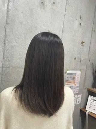 セミロング カラー 鈴木 皆斗のヘアスタイル
