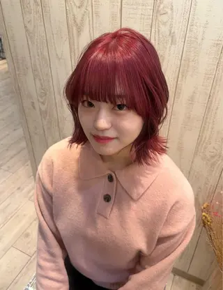 カラー cie ヒナタのヘアスタイル