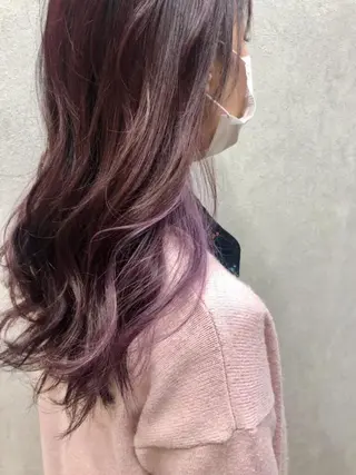 セミロング カラー 豊中/メンズ特化 岡田 龍之介のヘアスタイル