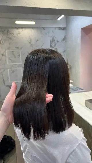 ミディアム 透明感カラー🕊🤍 アサノ マユのヘアスタイル