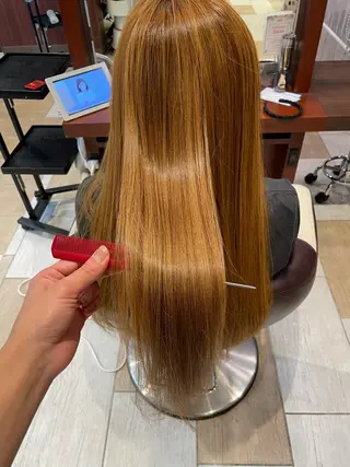 ロング 髪質改善 すずきひじりのヘアスタイル