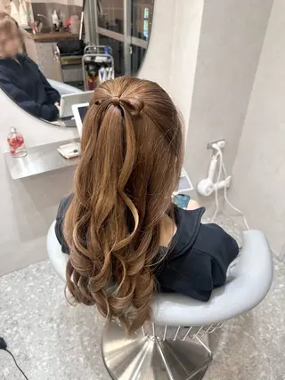 ヘアアレンジ hina🎀新宿/ エクステ/girlyのヘアスタイル