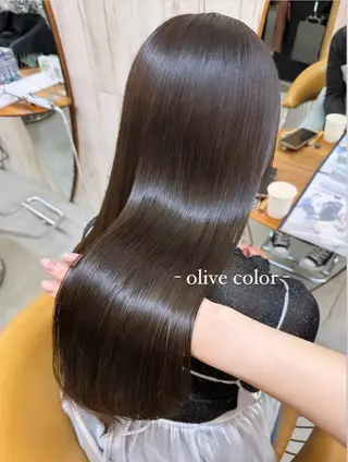 セミロング カラー 🌷レイヤー縮毛/ 艶ｶﾗｰ/ami🌷のヘアスタイル