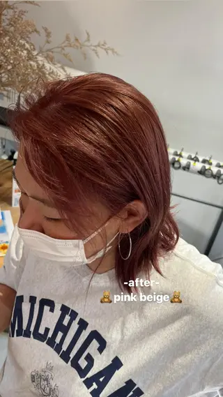 ミディアム カラー ROCCO east MIYOのヘアスタイル