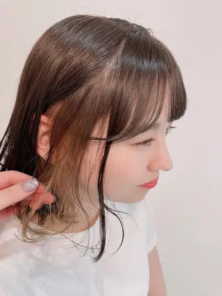 ミディアム カラー ☁️hinako☁️ 1HAVANAのヘアスタイル