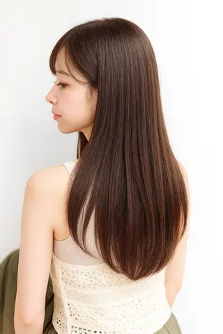 ロング パーマ 田村和範/似合わせ カラー/髪質改善のヘアスタイル