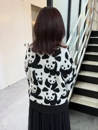ミディアム カラー mao | 柔らか艶カラー🫧のヘアスタイル