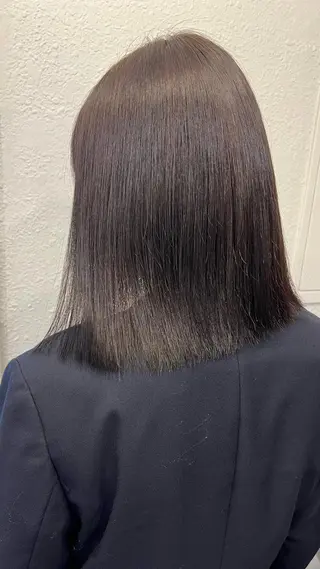 ミディアム 名駅/艶韓国風ヘア miyabiのヘアスタイル