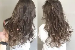 セミロング カラー ヘアアレンジ 【公式】amble luxe池袋東口🩷のヘアスタイル