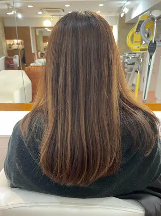 ロング カラー くびれミディアム/似 合わせ/鎌倉/edAのヘアスタイル