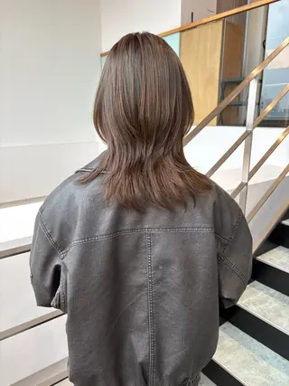 ミディアム カラー mao | 柔らか艶カラー🫧のヘアスタイル