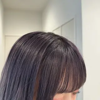 カラー りな🪽カット /縮毛/透明感カラーのヘアスタイル