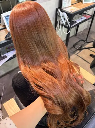 ロング カラー 透明感カラー🫧🎀 まりなのヘアスタイル