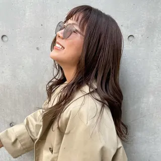 セミロング カラー 片山美穂 心斎橋・なんばのヘアスタイル