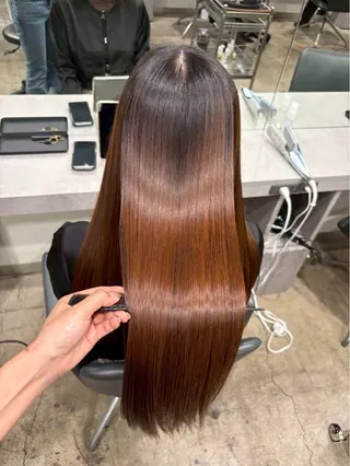 ロング 髪質改善/縮毛矯正 鈴木裕介のヘアスタイル