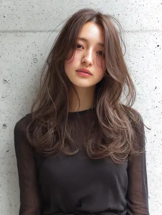 ロング カラー パーマ ヘアアレンジ メンズ 新宿駅近♡友達とOK 🦋W -ワット -のヘアスタイル