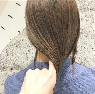 セミロング 【赤坂】髪質改善✨ 矢口嵩人のヘアスタイル