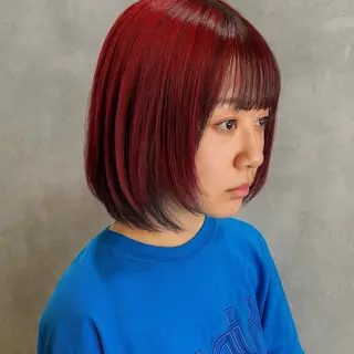 ショート カラー 【nui 茨木】 清水優のヘアスタイル