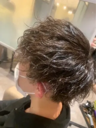 パーマ メンズ 髪質改善🫧 ミタセイヤのヘアスタイル