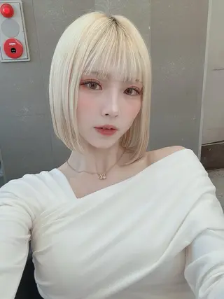 ミディアム カラー 🌹艶ボブの達人🌹 SYOHEIのヘアスタイル