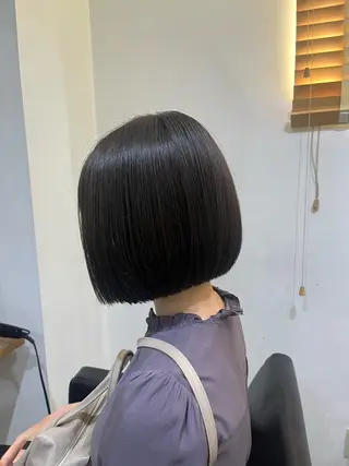 ミディアム カラー ✨🎨ブリーチなし 透明感カラー✨美友のヘアスタイル