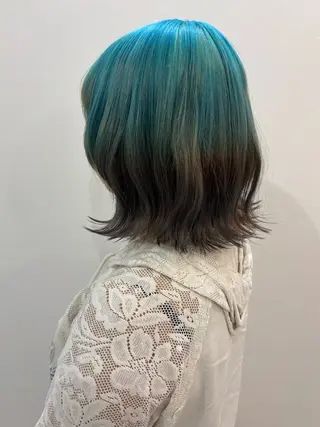 ミディアム カラー ネモト ユイ / fit standのヘアスタイル