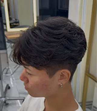 パーマ バレイヤージュ ／ ユウイのヘアスタイル