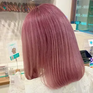 ミディアム 🌸小島友梨香🌸 ブリーチカラーのヘアスタイル