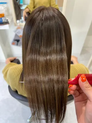 セミロング HIDEMI🍀 髪質改善【HACO】のヘアスタイル