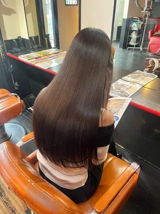 ロング スズキ リコのヘアスタイル