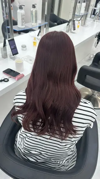 セミロング カラー 似合わせstyle ❤︎misaki❤︎のヘアスタイル